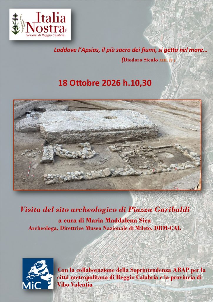 18 Ottobre visita sito archeologico di Piazza Garibaldi